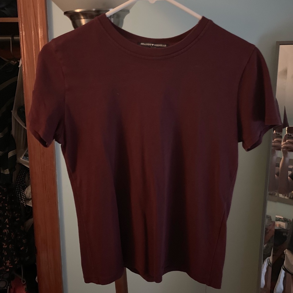 Brandy Melville maroon top